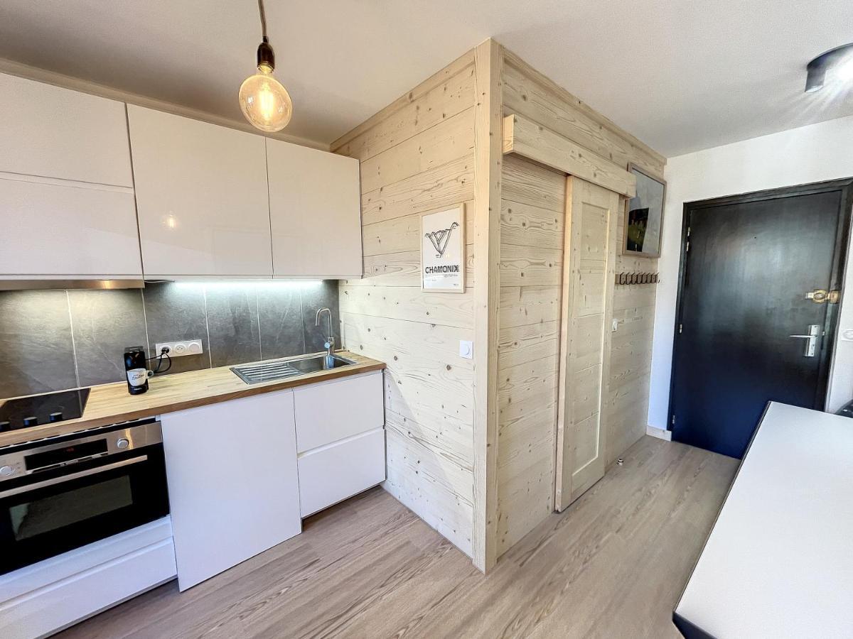 Superbe Studio Refait A Neuf Et Tout Equipe Avec Parking Chamonix Buitenkant foto